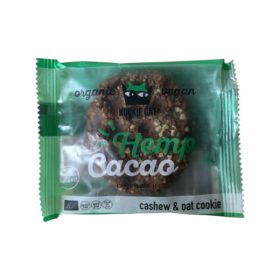   Kookie Cat kesudiós zabkeksz kendermaggal és kakaóval 50g kóser és vegán minősítéssel