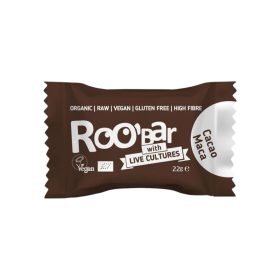 Roobar Bio Nyers Szelet Macával és Kakaóval 22g