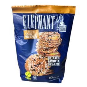 Elephant chips tallér fekete és fehér szezámmal 80g