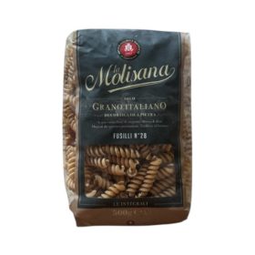  La Molisana Fusilli teljeskiörlésű tészta 500g kóser és vegán minősítéssel