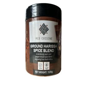   Med Cuisine Ground Harissa Spice Blend fűszerkeverék 120g vegán minősítéssel