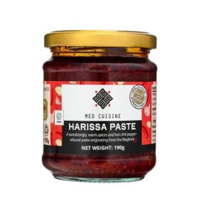 Med Cuisine Harissa Paste 190g vegán minősítéssel
