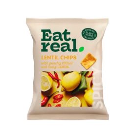 Eat real lencse chips chilis-citromos 40g