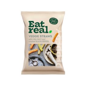   Eat Real Veggie Straws zöldségrudacskák borsos-tengeri sós 40g